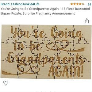 “You’re Going To Be Grandparents Again” Puzzle